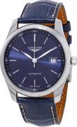 Longines Herreur L2.793.4.92.0 Master Blå/Læder Ø40 mm