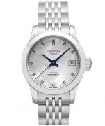 Longines Dameur L2.320.4.87.6 Record Hvid/Stål Ø26 mm