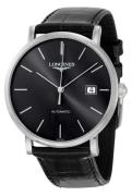 Longines Herreur L4.910.4.72.2 Grande Classique Grå/Læder Ø39 mm