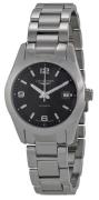 Longines Dameur L2.285.4.56.6 Conquest Ladies Sort/Stål Ø29.5 mm