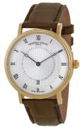 Frederique Constant Herreur FC-306MC4S35 Classics Sølvfarvet/Læder