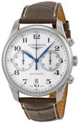 Longines Herreur L2.629.4.78.3 Master Sølvfarvet/Læder Ø40 mm