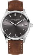 Frederique Constant Herreur FC-220DGS5B6 Classics Quartz Grå/Læder