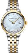 Raymond Weil Dameur 5985-STP-97081 Toccata Hvid/Stål Ø29 mm