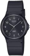 Casio Dameur MQ-24B-1BEF Pop Sort/Gummi Ø34.9 mm
