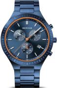 Bering Herreur 11743-797 Titanium Blå/Stål Ø43 mm
