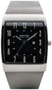 Bering Herreur 16433-002 Solar Sort/Stål