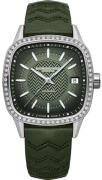 Raymond Weil Dameur 2490-SCS-52051 Freelancer Grøn/Læder 34.5x34.5