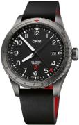 Oris Herreur 01 798 7773 4284 HB-JWA-Set Propilot Sort/Læder Ø41.5