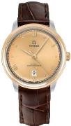 Omega Herreur 434.23.40.20.08.001 De Ville Prestige Guld/Læder Ø40