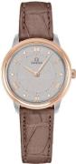 Omega Dameur 434.23.30.60.52.001 De Ville Prestige Grå/Læder Ø30 mm