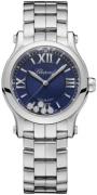 Chopard Dameur 278573-3017 Happy Sport Blå/Stål Ø30 mm