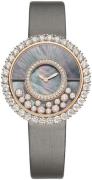 Chopard Dameur 204035-5001 Happy Diamonds Hvid/Satin Ø38 mm