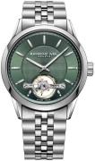 Raymond Weil Herreur 2780-ST-52001 Freelancer Grøn/Stål Ø42 mm