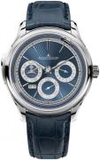 Jaeger LeCoultre Herreur 52334E1 Master Grande Tradition Blå/Læder
