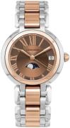 Longines Dameur L8.115.5.61.7 Primaluna Champagne/18 karat rosa guld