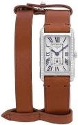 Longines Dameur L5.255.0.71.b Dolcevita Sølvfarvet/Læder