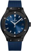 Hublot Dameur 581.CM.7170.RX Classic Fusion Blå/Gummi Ø33 mm