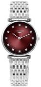 Longines Dameur L4.512.4.91.6 La Grande Classique De Rød/Stål Ø29
