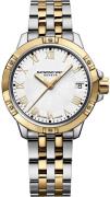 Raymond Weil Dameur 5960-STP-00308 Tango Hvid/Stål Ø30 mm
