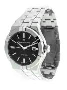 Maurice Lacroix Herreur AI6008-SS00F-330-A Aikon Sort/Stål Ø42 mm