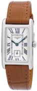 Longines Dameur L5.512.4.71.4 Dolcevita Sølvfarvet/Læder