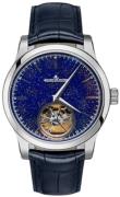 Jaeger LeCoultre Herreur 16634E0 Master Tourbillon Blå/Læder Ø43 mm