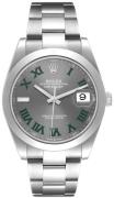 Rolex Herreur 126300-0013 Datejust 41 Wimbledon Grå/Stål Ø41 mm