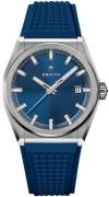 Zenith Herreur 95.9000.670-51.R790 Defy Classic Blå/Gummi Ø41 mm