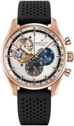 Zenith Herreur 18.2040.4061-69.R576 El Primero Sølvfarvet/Gummi Ø42