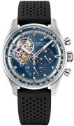 Zenith Herreur 03.20416.4061-51.R576 El Primero Blå/Gummi Ø42 mm
