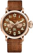 Zenith Herreur 18.2430.4069-77.C811 Pilot Brun/Gummi Ø45 mm
