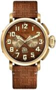 Zenith Herreur 30.2430.4069-78.C811 Pilot Brun/Gummi Ø45 mm