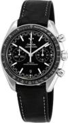 Omega Herreur 329.33.44.51.01.001 Speedmaster Racing Sort/Læder