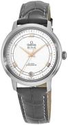 Omega Dameur 424.13.33.20.52.001 De Ville Prestige Sølvfarvet/Læder