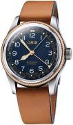 Oris Herreur 01 754 7741 4365-07 5 20 71 Aviation Blå/Læder Ø40 mm