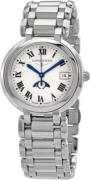 Longines Dameur L8.116.4.71.6 Primaluna Hvid/Stål Ø34 mm