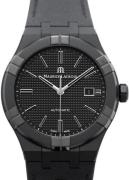 Maurice Lacroix Herreur AI6008-PVB01-330-1 Aikon Sort/Læder Ø42 mm