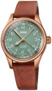 Oris 01 754 7749 3167-07 5 17 69GBR Aviation Grøn/Læder Ø36 mm