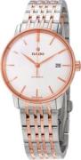 Rado Herreur R22860027 Coupole Hvid/Rosaguldtonet stål Ø38 mm