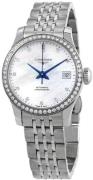 Longines Dameur L2.320.0.87.6 Record Hvid/Stål Ø26 mm