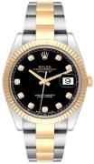 Rolex Herreur 126333-0005 Datejust 41 Sort/18 karat guld Ø41 mm