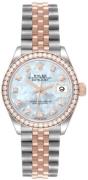 Rolex Dameur 279381RBR-0013 Lady-Datejust 28 Hvid/18 karat rosa guld