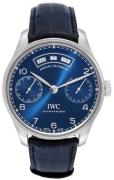 IWC Herreur IW503502 Portuguese Blå/Læder Ø44.2 mm