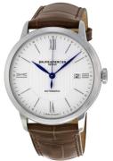 Baume & Mercier Herreur MOA10214 Classima Sølvfarvet/Læder Ø40