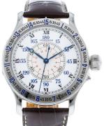 Longines Herreur L2.678.4.11.0 Heritage Hvid/Læder Ø47.5 mm