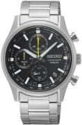 Seiko Herreur SSB419P1 Classic Sort/Stål Ø39 mm
