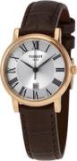 Tissot Dameur T122.210.36.033.00 Carson Sølvfarvet/Læder Ø30 mm