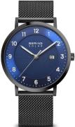 Bering Herreur 15439-327 Solar Blå/Stål Ø40 mm