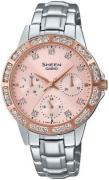 Casio Dameur SHE-3517SG-4AUEF Sheen Rosa guldfarvet/Stål Ø35 mm